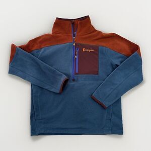 Cotopaxi Fleece Jacket Mens Size Small Abrazo Half-Zip Blue Warm Sweater